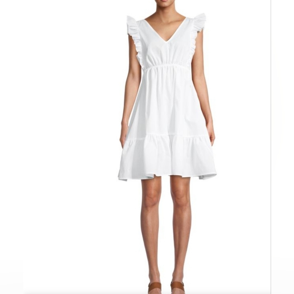 NWT LOVE ADY Ruffle Fit & Flare Dress